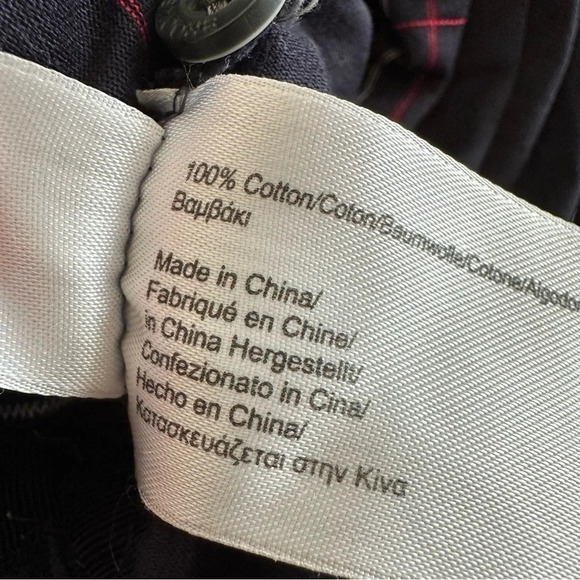 Brooks Brothers Mens Large St Andrew’s Links Blue Cotton Polo Shirt Grid Plaid L - Picture 5 of 5